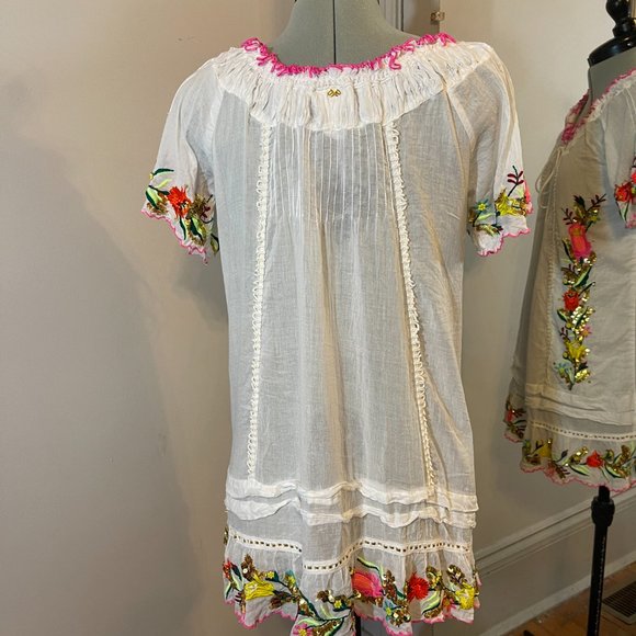 PilyQ Pink Crush Lana Embroidered Dress - Picture 8 of 10